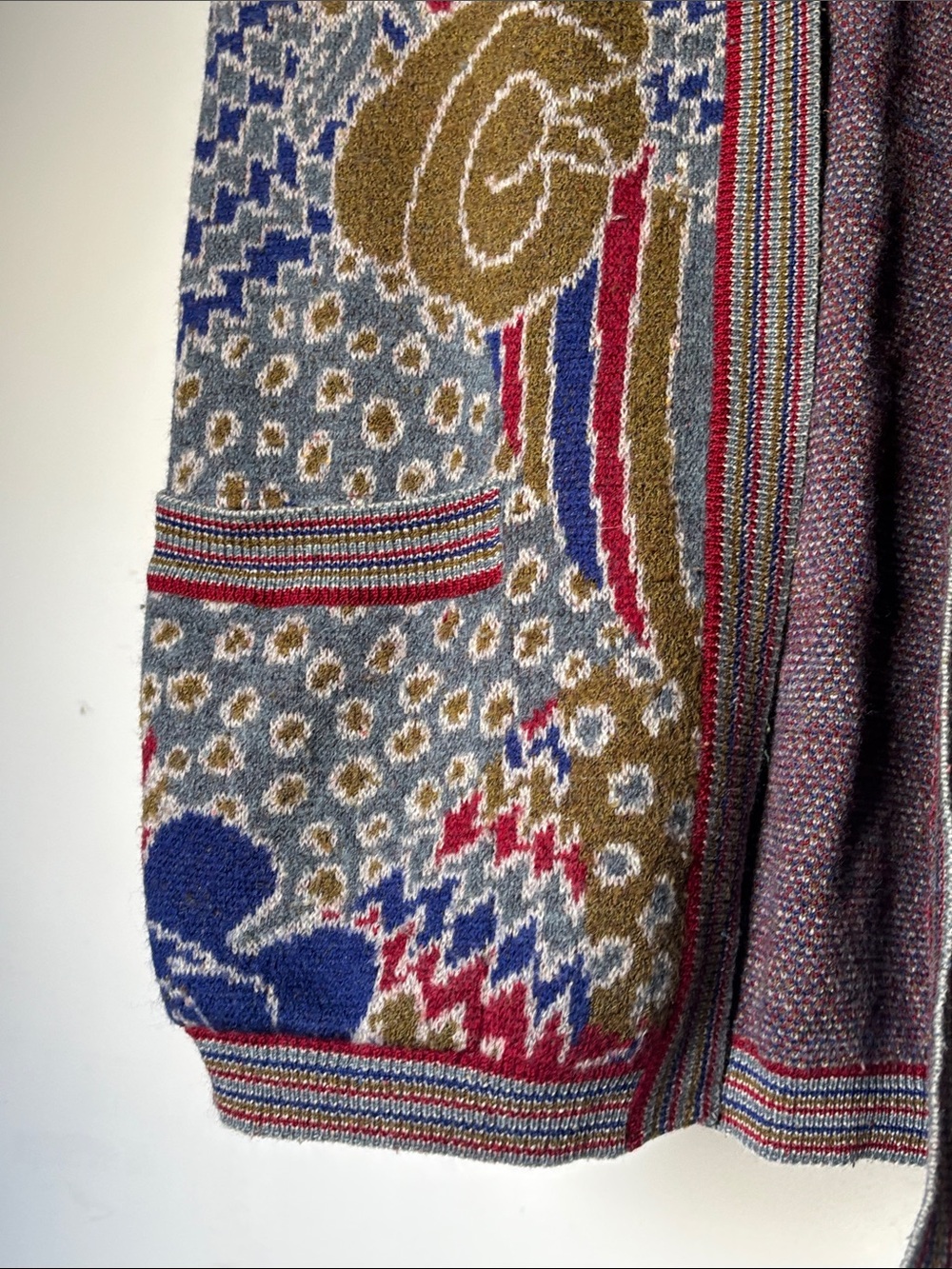 Missoni Sport Vest Multicolor Patterned Knit Made in Italy Size 44 - Picture 5 of 9